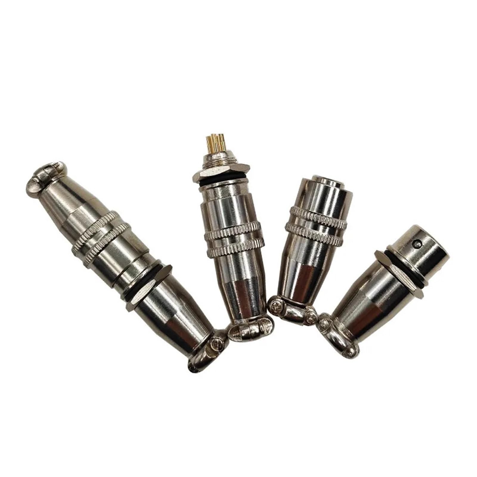 10 szt. XS8J/K samoblokujące małe metalowe złącze lotnicze typu Push-Pull | Wtyczka/gniazdo 2/3/4 rdzenia(4PinDocking 10pcs)