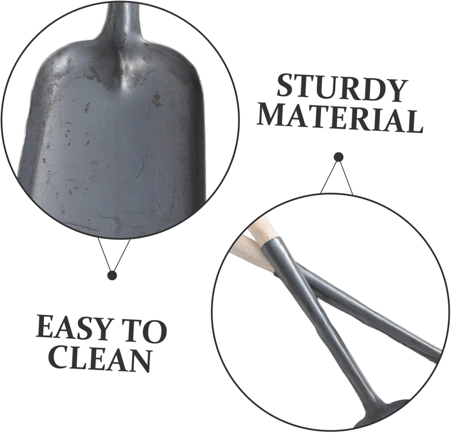 2pcs Long Handle Ash Scoop for Efficient Fireplace Stove Cleaning for Indoor Outdoor Use Versatile Dustpan Shovel for Easy Ash Removal