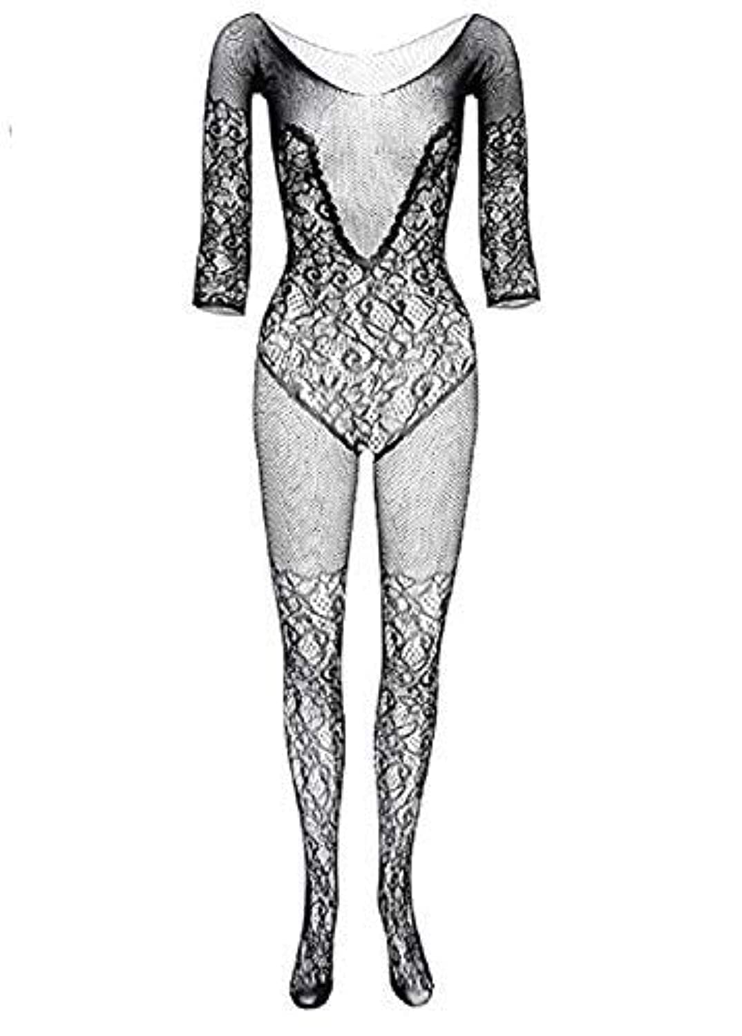 Women Bodystocking Lingerie Fishnet Babydoll Nightwear