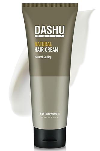 DASHU Crema diaria para el cabello, 5.07 onzas, esencia voluminizadora, tratamiento sin encrespamiento sin ingredientes nocivos
