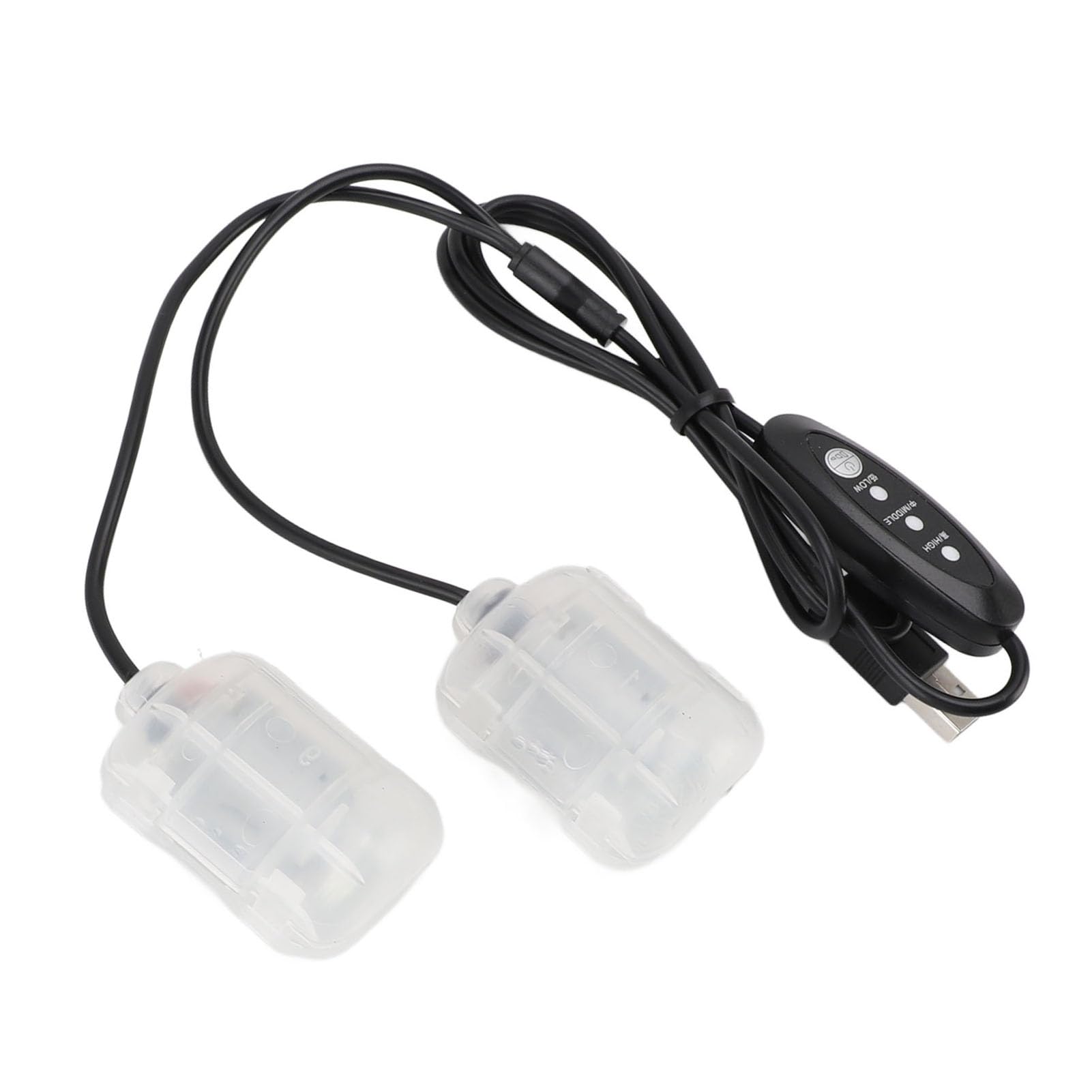 lyrlody Moteur de Vibration à 3 Vitesses, Moteur de Vibration USB 5 V 3000-4500 Tr/min avec Câble de 1,1 M, pour Coussin de Massage, Coussin Lombaire, de Siège