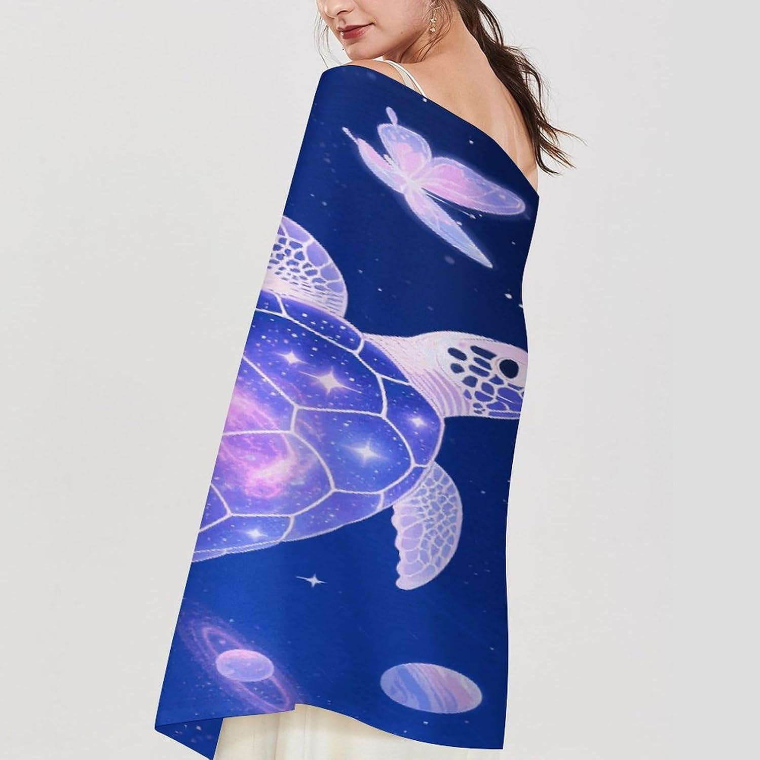 Turtle Scarf for Women Men Classic Fashion Blanket Scarves Soft Cashmere Feel Scarf Cold Weather Warm Long Shawl Winter Large Scarves Classic Blanket Scarfs Thick
