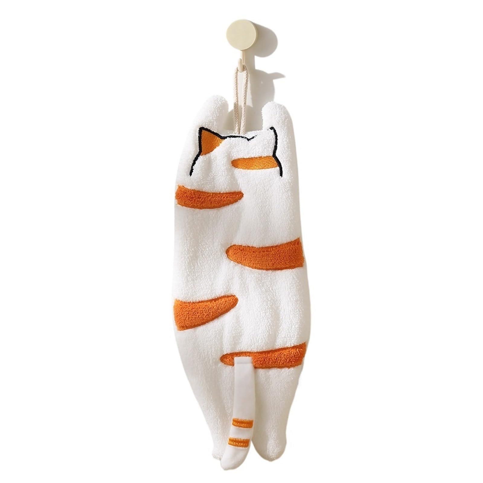 FGUJSUR Hand Towels 1pcs Coral Wool Hanging Hand Towels, Creative Absorbable Quick-drying Handkerchiefs(Color3)