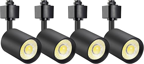 Miniatura 9 de VANoopee Paquete de 12 cabezales de iluminación LED regulables de 10 W, tipo H, accesorios de repuesto de luz de riel brillante 4000 K, foco de