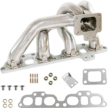 原*ぐ様 シンコーエキマニ スチール製 ブラック　シルビアS13、180SX用 原*ぐ様 シンコーエキマニ スチール製 ブラック シルビアS13、180SX用