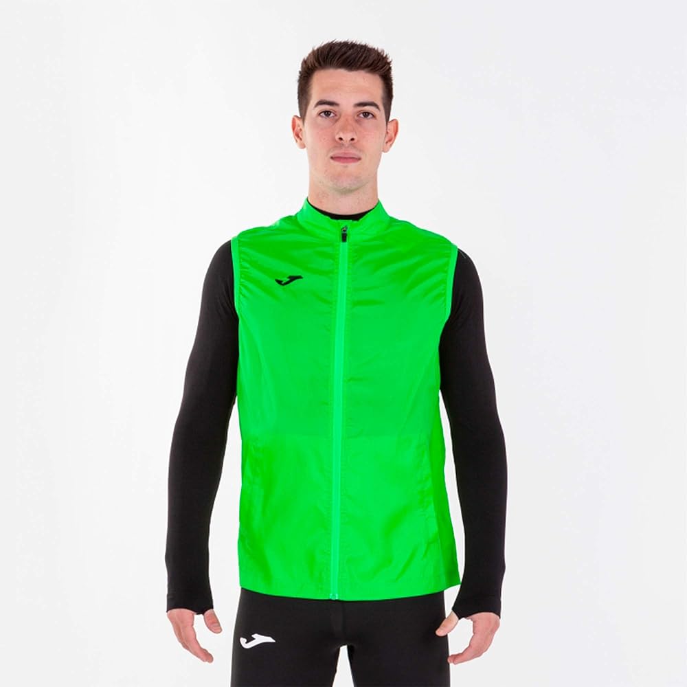 Gilet Joma Elite VII Uomo - Impermeabile, Con Cerniera, Color Coral Fluor - Foto 4