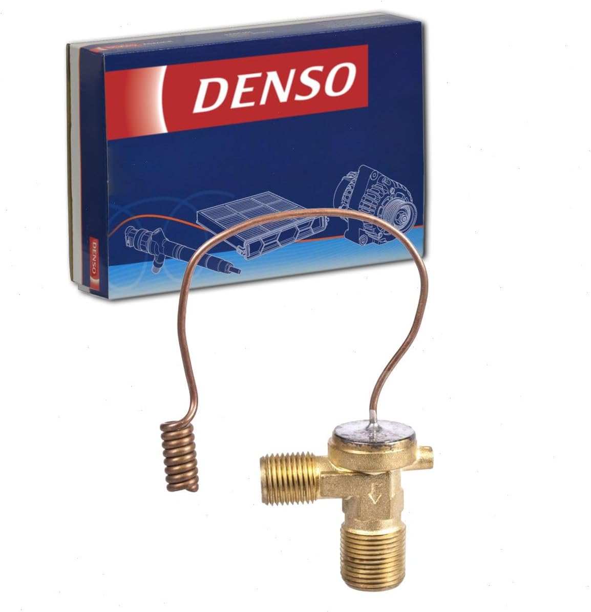 DENSO Rear AC Expansion Valve compatible with Chevrolet Tahoe 4.8L 5.3L V8 2000-2006