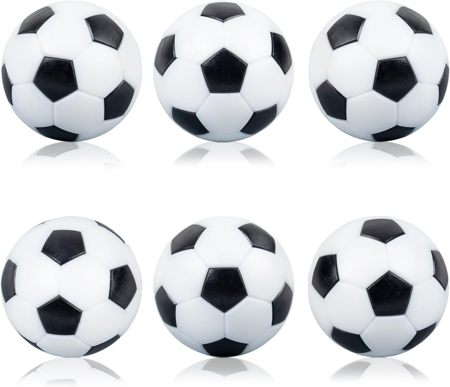 OuMuaMua Foosball Table Balls 1.42 Inch Soccer Balls for Tabletop Game Foosball Table World Cup Accessory Replacements