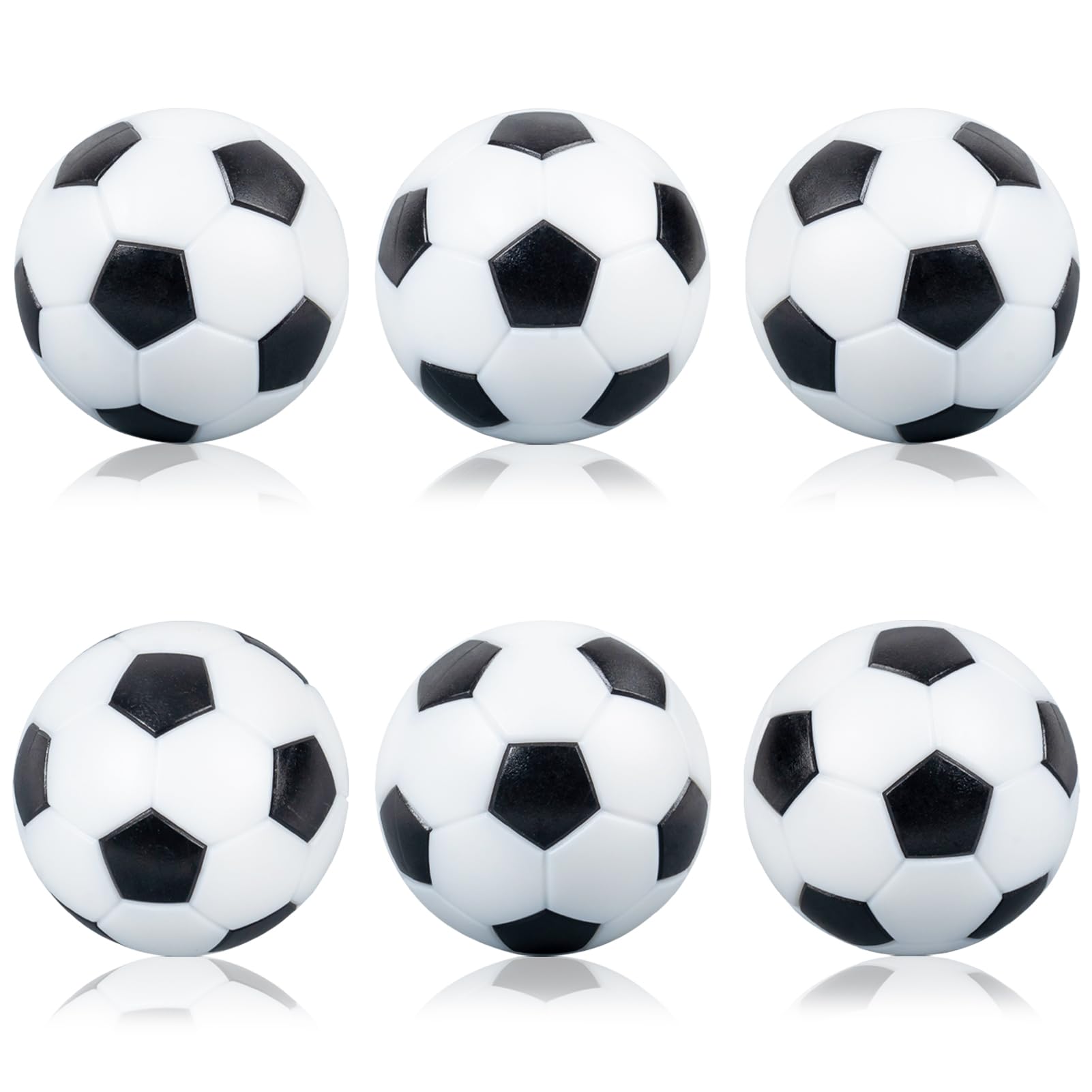 OuMuaMua Foosball Table Balls 1.42 Inch Soccer Balls for Tabletop Game Foosball Table World Cup Accessory Replacements