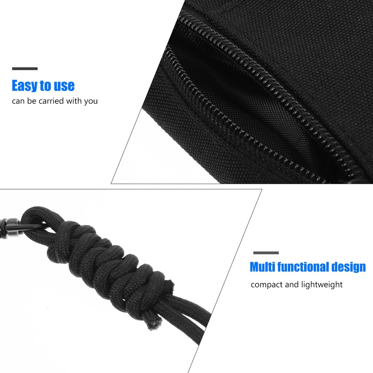 Hanging Pouch Wallet Card Holder Coin Pouch with Lanyard image 3