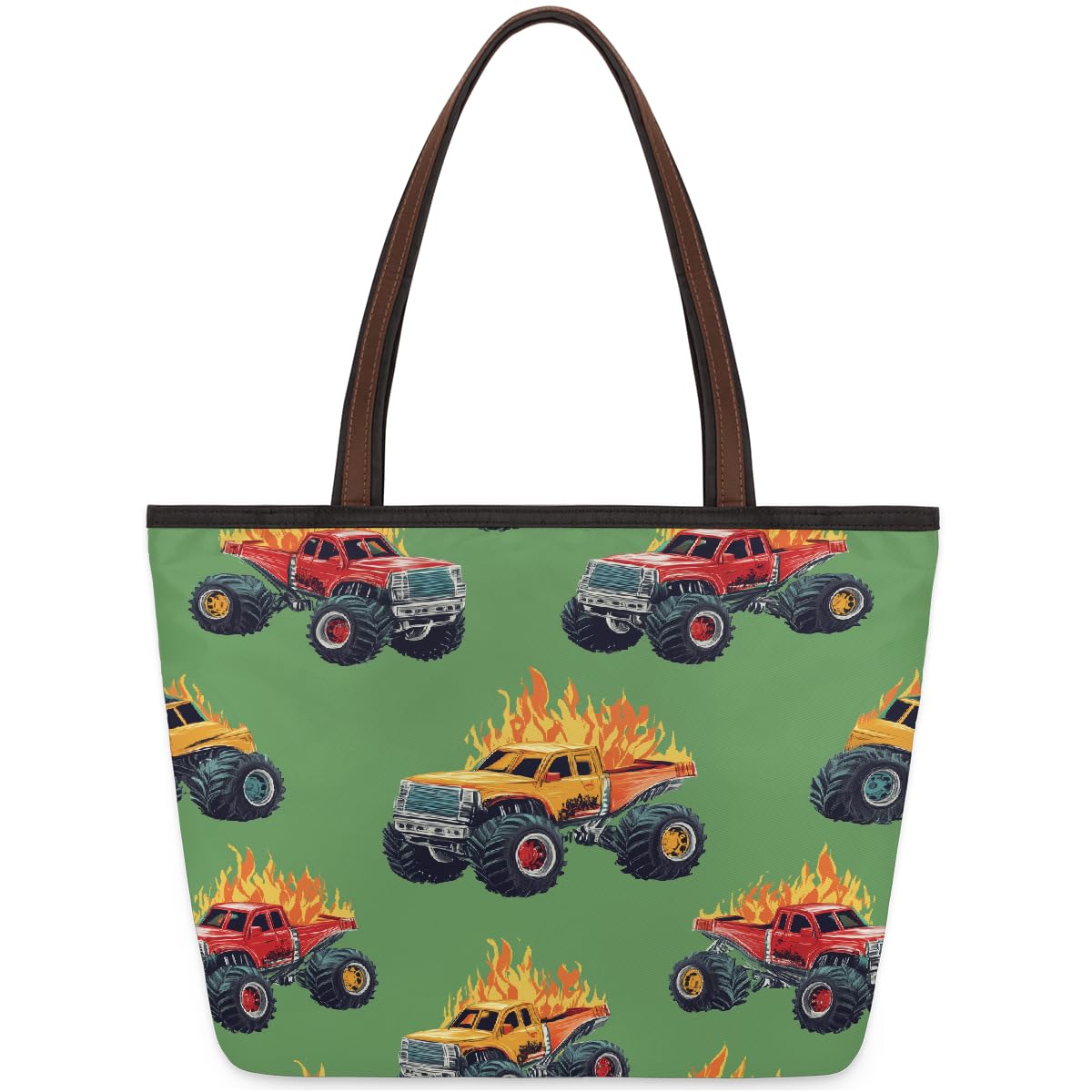 Sac fourre-tout fermeture éclair grand sac à main polyester - 8