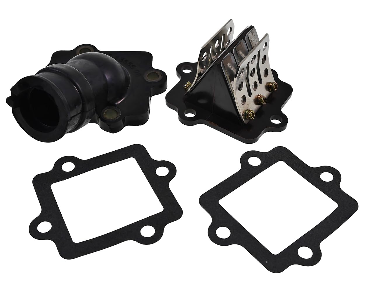 2EXTREME Ansaugstutzen Set kompatibel mit YAMAHA Aerox Neos, KEEWAY RY8 F-Act, MALAGUTI F12 R, CPI Oliver Hussar 50ccm 2T Motoren