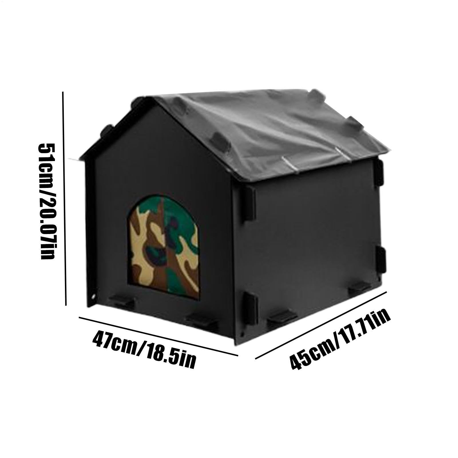 Rifugio Per Gatti Randagi Casa Per Animali Domestici Isolata Sicura E | Rifugio Riscaldato Per Gatti Randagi Con Recinzione Per Balcone Giardino Terrazzo Cortile Garage Strada