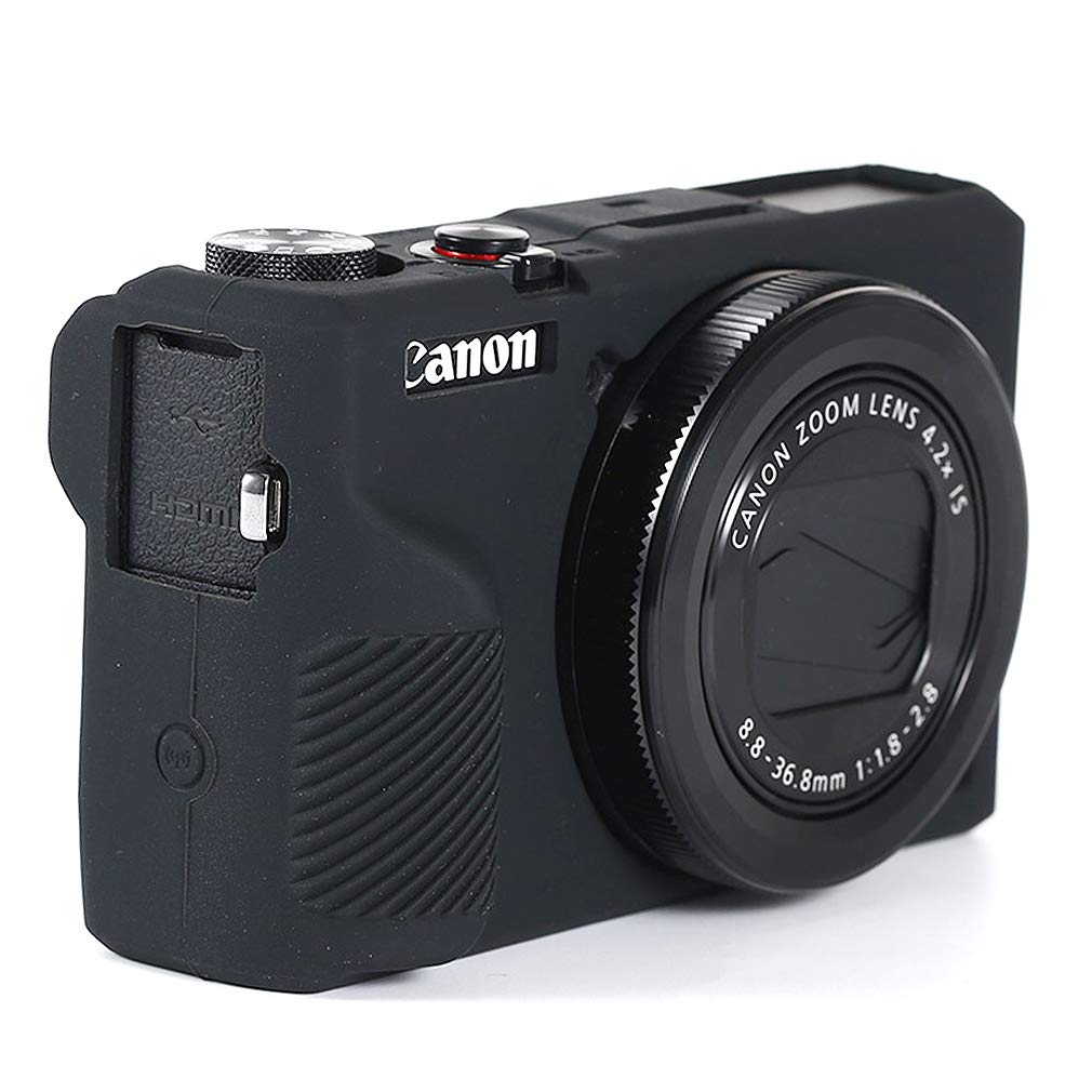 Amazon.co.jp: 黒 キヤノン Canon PowerShot G7X Mark III 専用 TPU