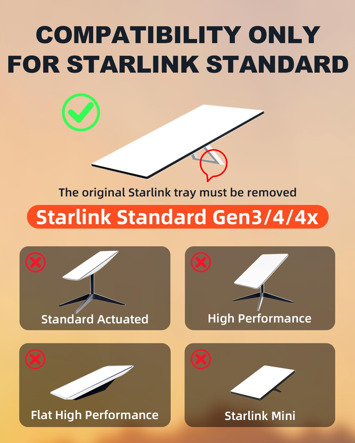Amazon.co.jp: Starlink Mount Gen 3、マウントアダプター付きStarlink