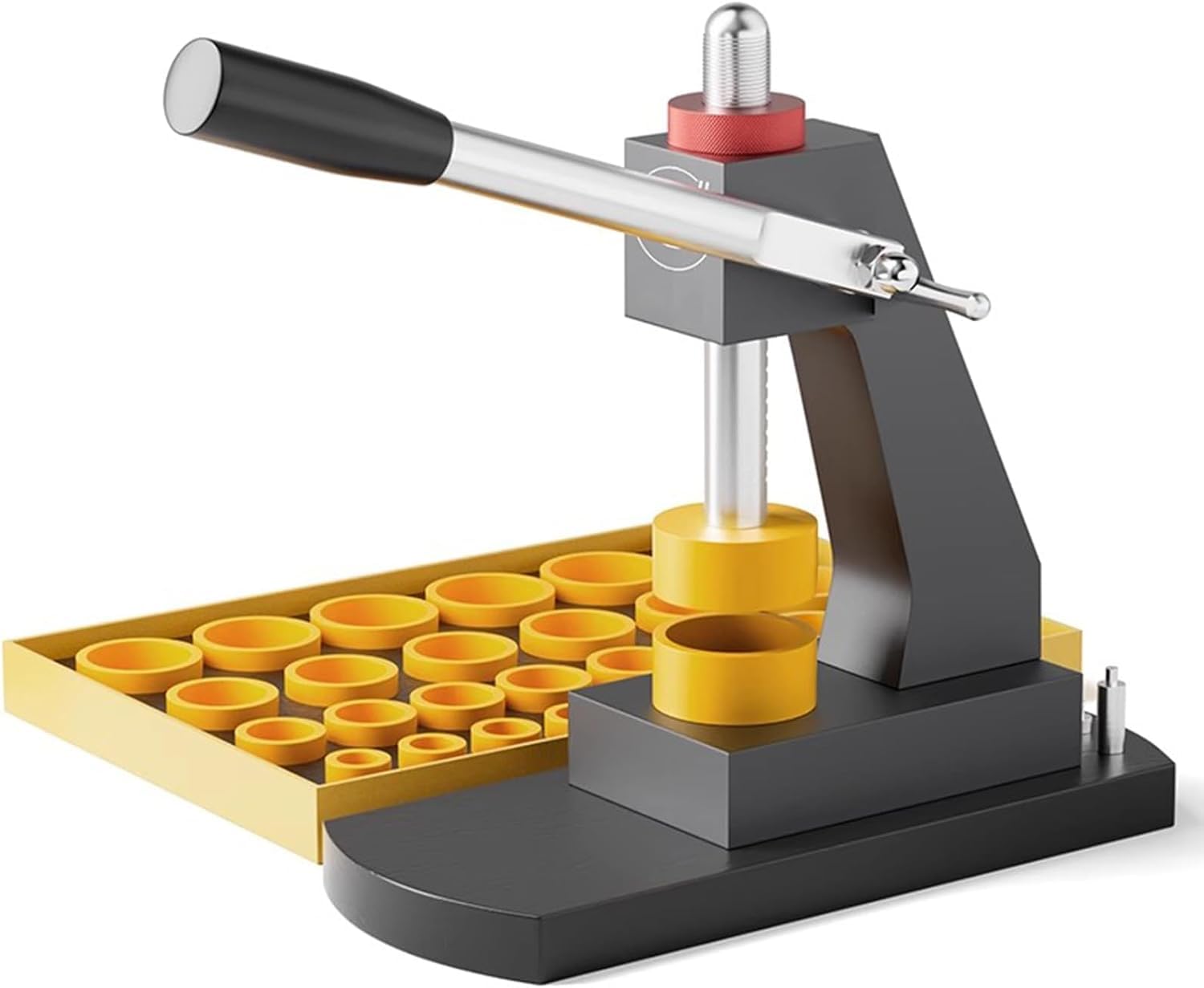 Herramienta para Prensar Relojes, Herramienta para Cerrar/Estampar La Tapa Trasera del Reloj, con 29 Moldes Y Mango Ergonómico, para Bricolaje Y Talleres.