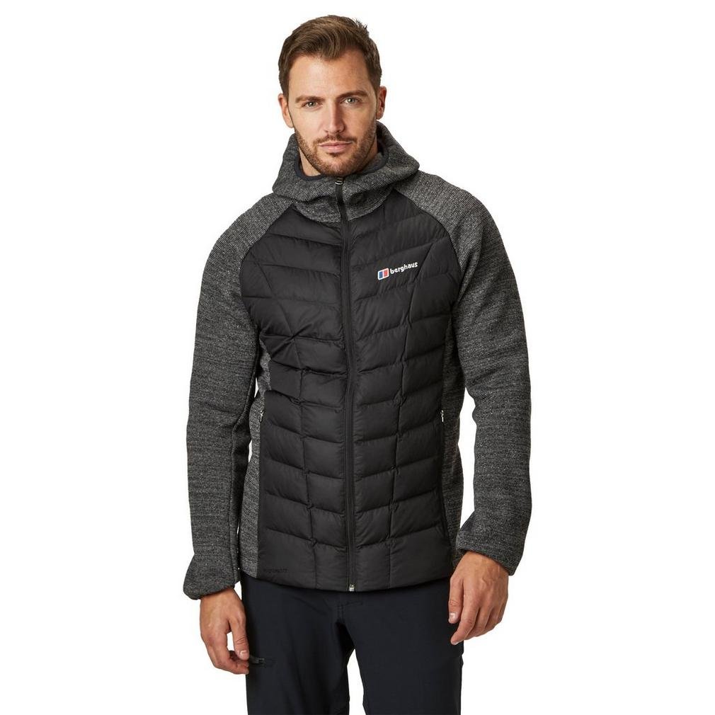 Berghaus Duneline Hybrid Water Repellent Fleece Jacket - Jet Black, 2X-Large