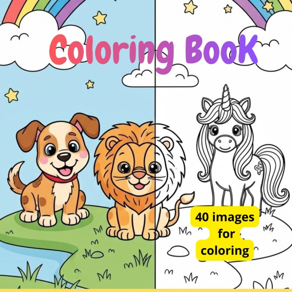 Coloring Book: My Big Book of Everything: 40 Amazing Adventures