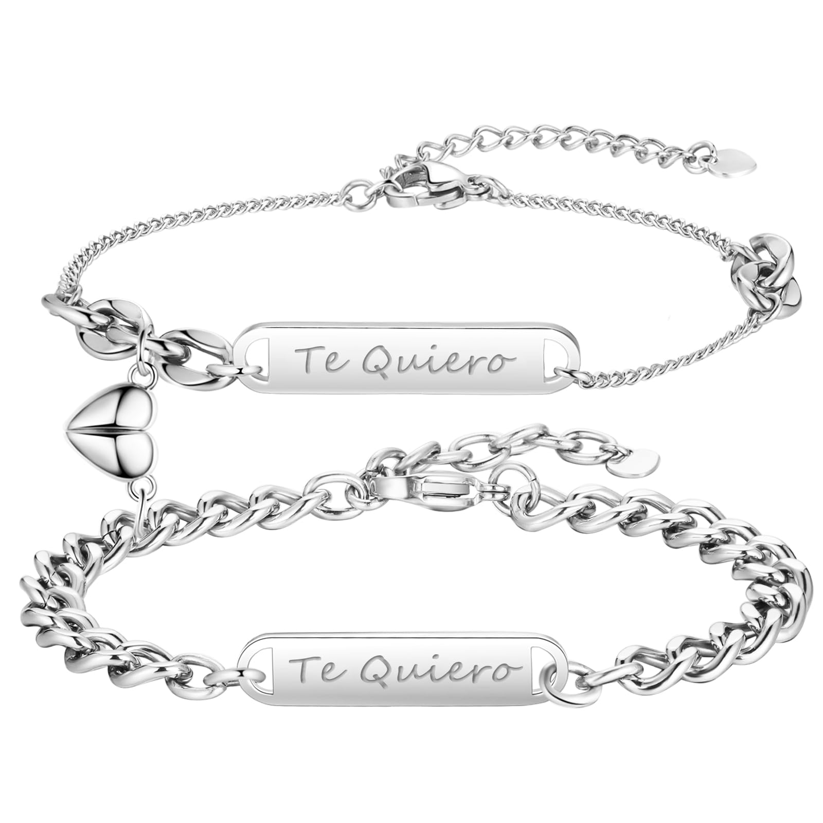 San Valentin Regalos para Parejas Aniversario Pulseras - Regalo Novio Novia Regalos Navidad Pulsera magnética para Parejas conectadas