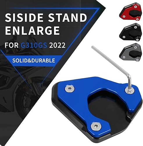 Miniatura 5 de Worldmotop - Placa de soporte lateral de extensión para motocicleta, compatible con BMW G310GS G310 GS 2022 UP (titanio)