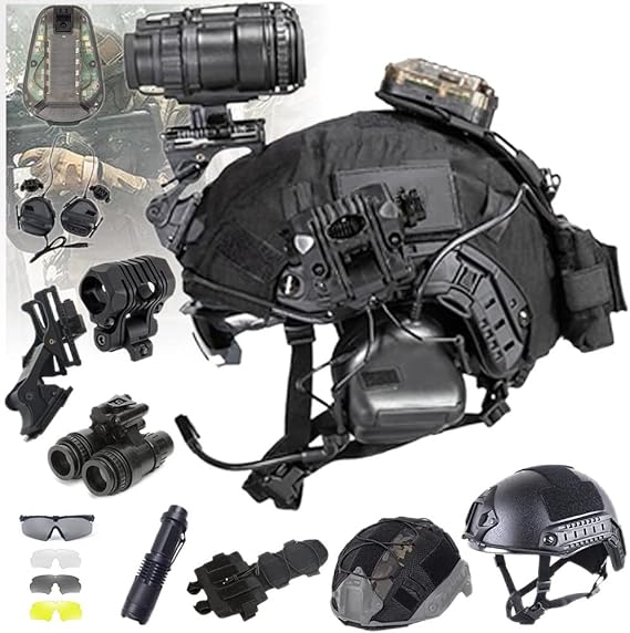 Airsoft Tactical Helmet,night Vision Device HD Noise Cancelling