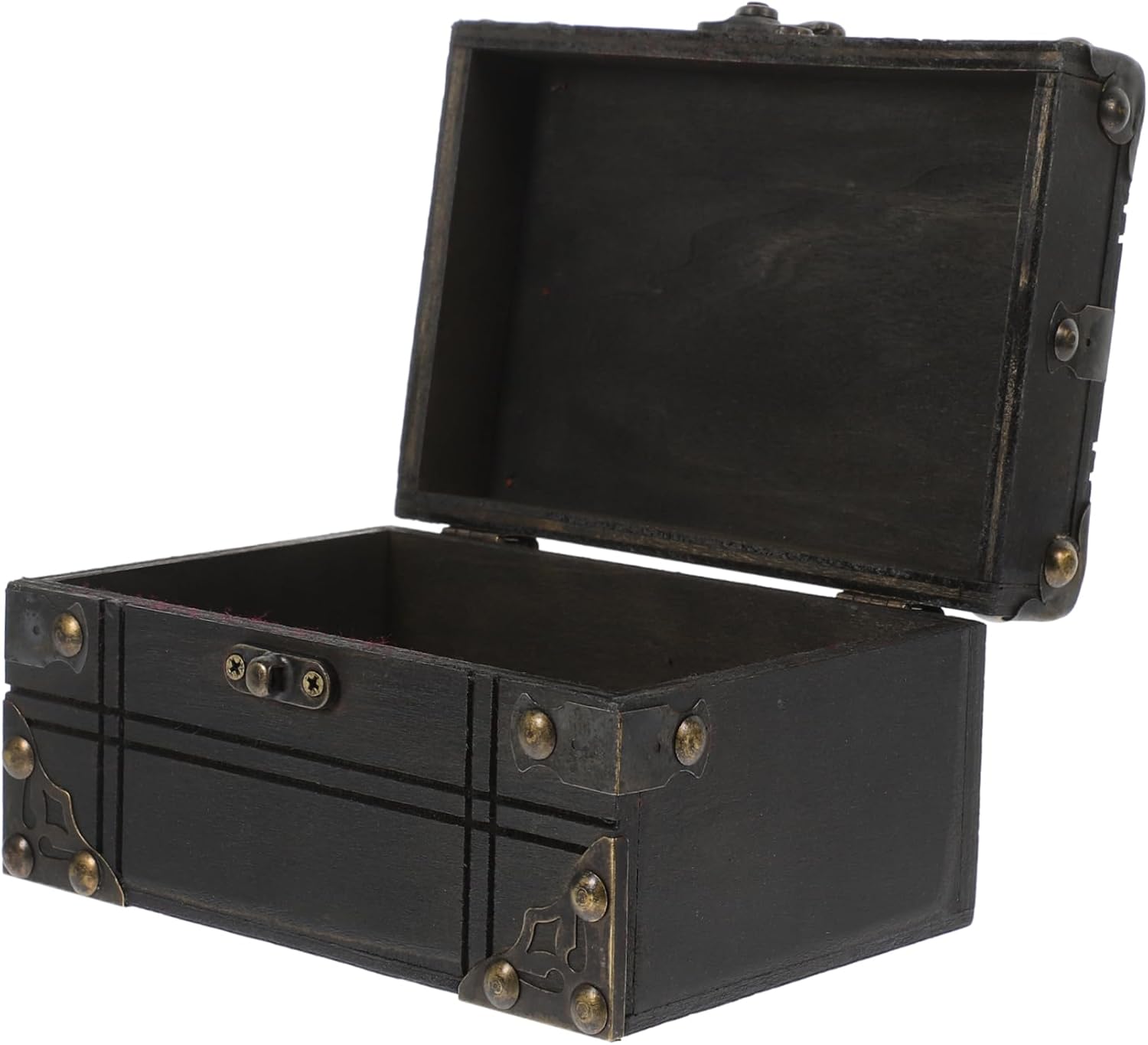 OKUMEYR Vintage Storage Box Keepsake Boxes Treasure Chest with Lock and Key Pirate