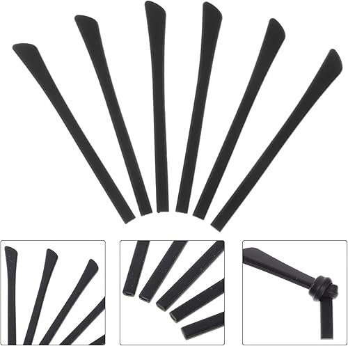 Miniatura 2 de ERINGOGO 12 pares de protectores de patillas para gafas, agarres para los oídos, accesorios para gafas, puntas de orejeras, orejeras deportivas,