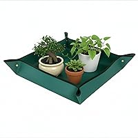 Vista 10 de Alfombrilla para trasplantar plantas para jardinería, herramientas manuales de jardinería para jardineros, PE, 39.4x39.4in (100x100cm)