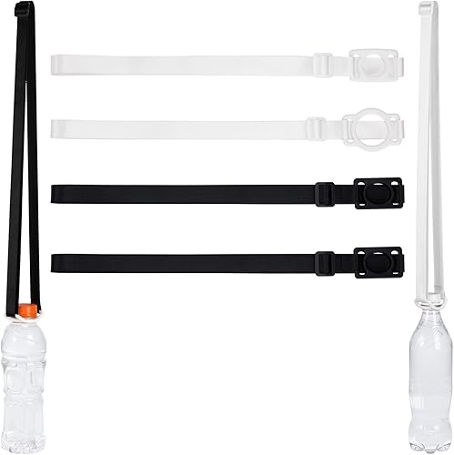 Miniatura 1 de Paquete de 6 correas cruzadas para botella de agua purificada, botella de primavera natural, cuello largo y soporte ajustable para agua, para