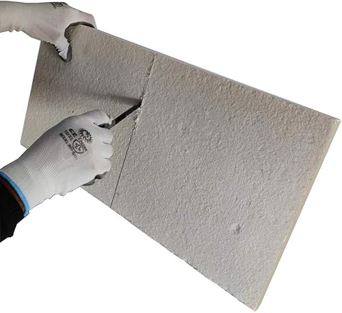 Miniatura 4 de Simond Store Aislamiento de tablero de fibra de cerámica, 2 x 19.7 x 39.4 pulgadas, clasificación de 2300 F, paquete de 1 placa aislante ignífuga