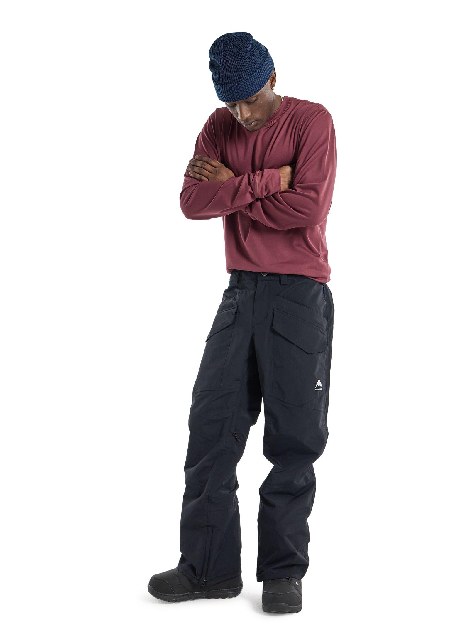 Burton – Pantalón de esquí y Snow Covert 2.0 True Black para hombre, color negro