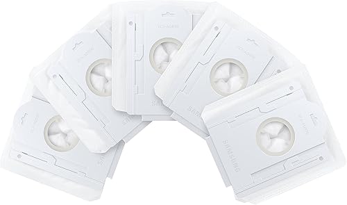 SAMSUNG Bolsas de polvo Clean Station, paquete de 5 bolsas de repuesto para aspiradoras inalámbricas Jet Stick, solución higiénica de limpieza de