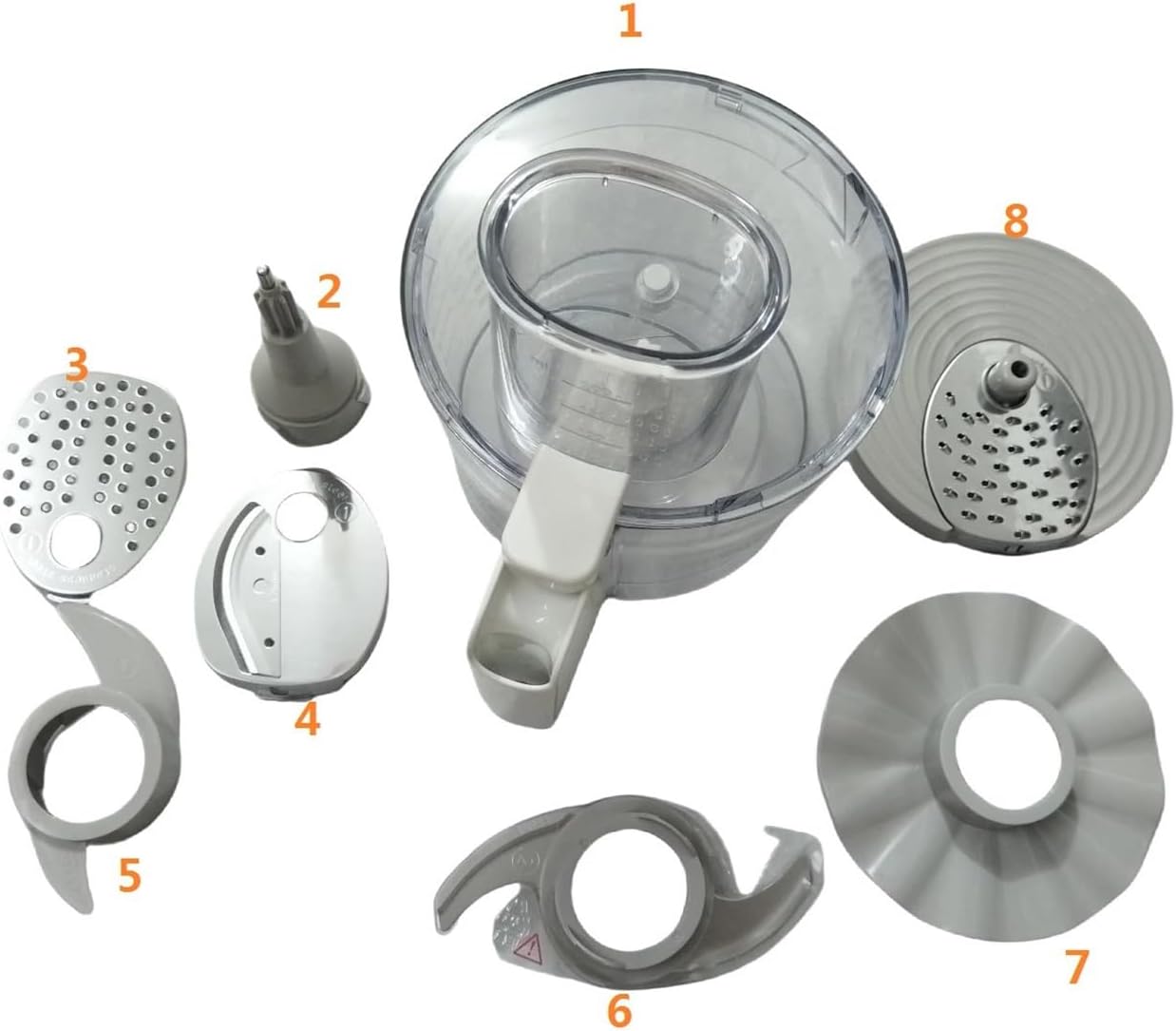 Mixing Cup,8PCS Blender Accessories,Compatible For PHILIPS,for HR6728 Blender Parts Accessories Replacement
