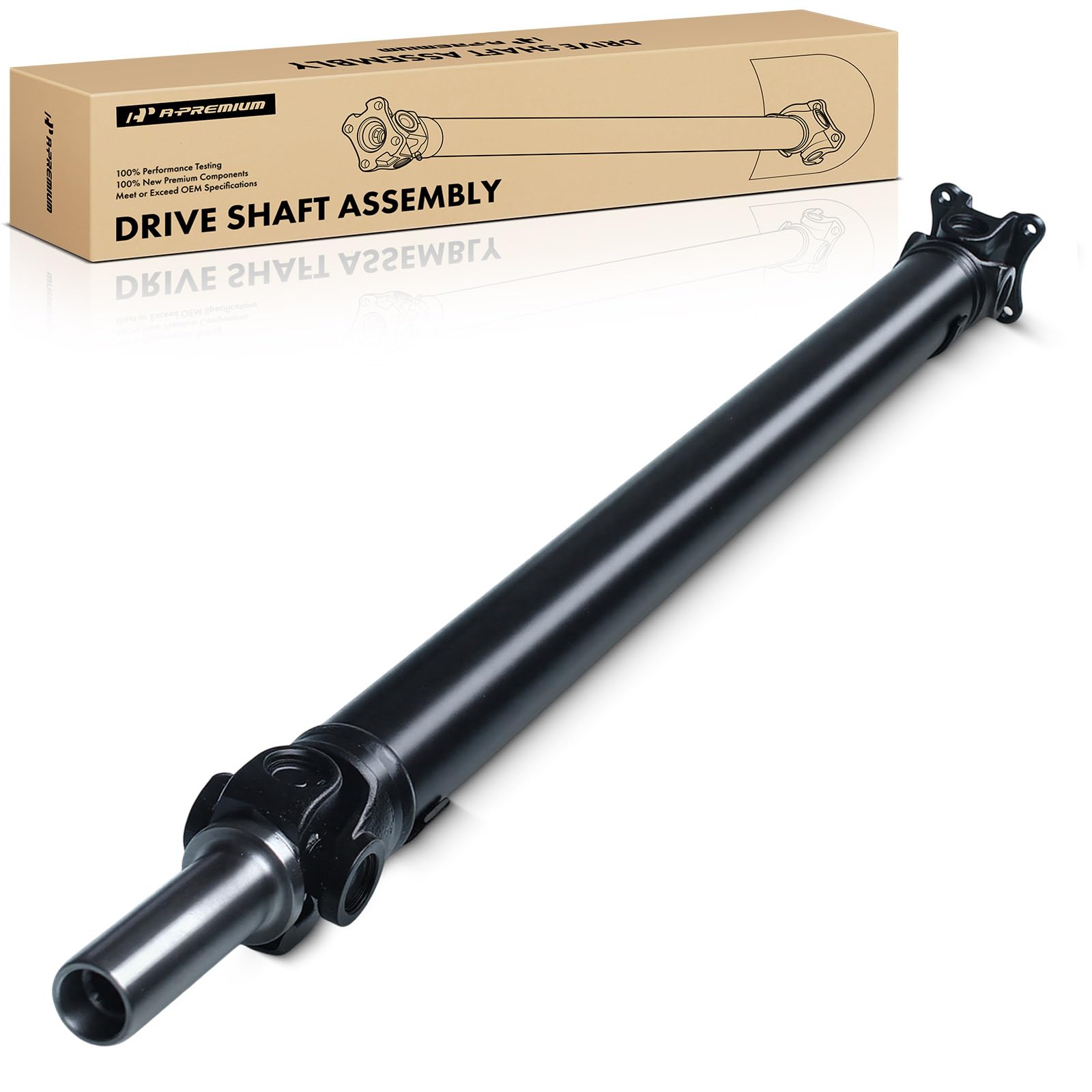 A-Premium Rear Complete Drive Shaft Prop Shaft Driveshaft Assembly Compatible with Mazda Miata 1990 1991 1992 1993 L4 1.6L, Replace# M091-25-100A,