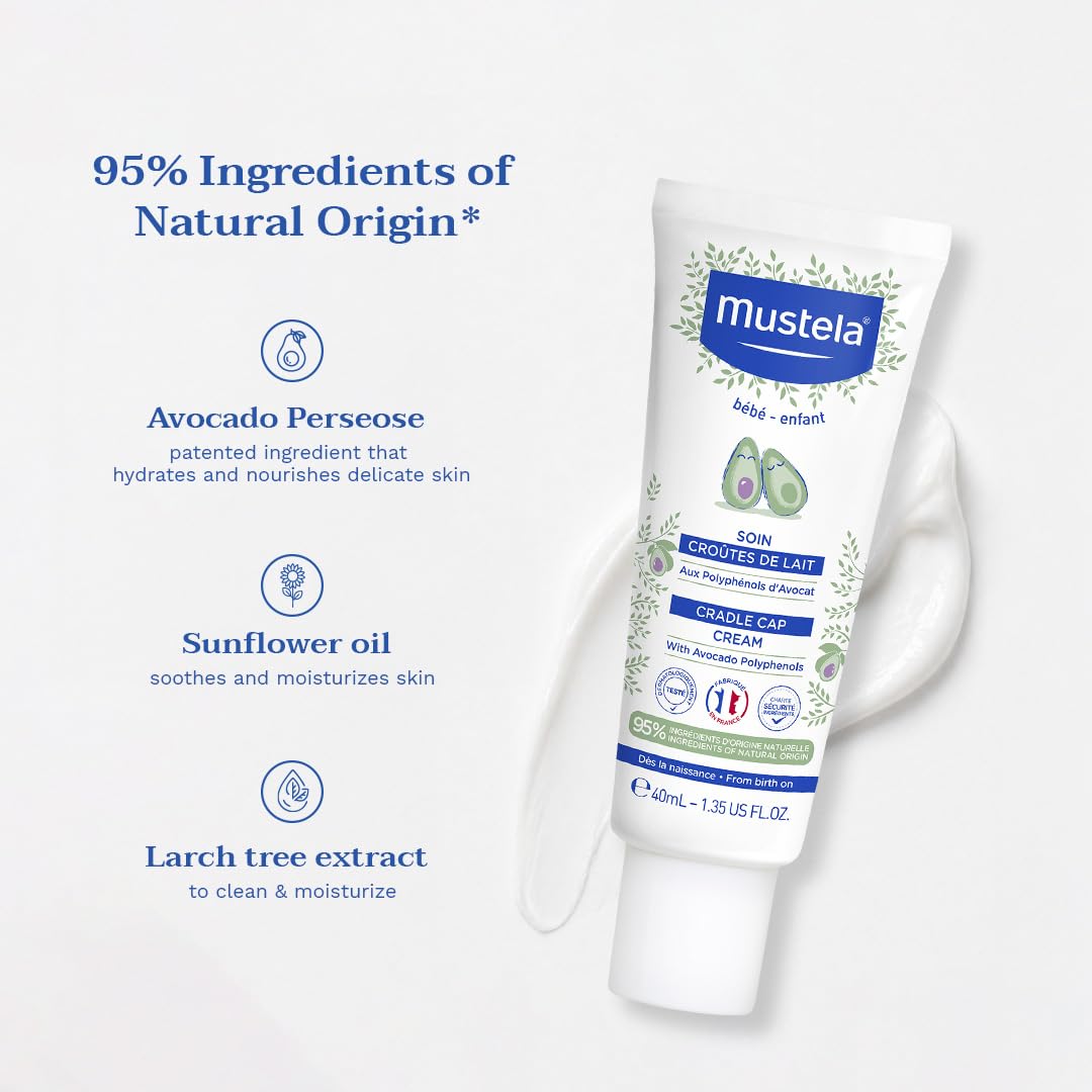 Mustela Trattamento Crosta Lattea Crema per Bambini 40ml