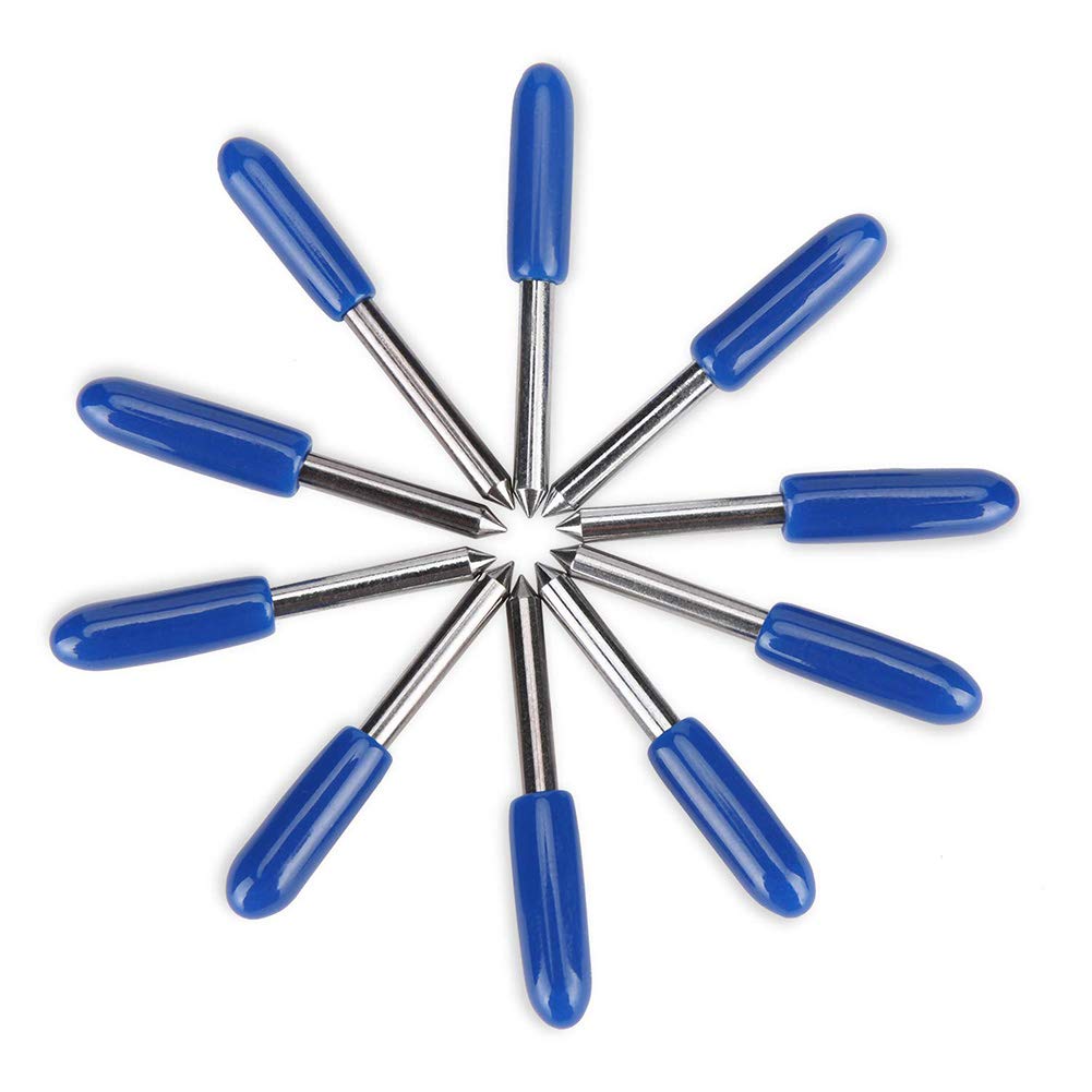 Graphtec Blade CB09 CB09U 15PCS 30 ° Blades, Vinyl Cutter Plotter Cutting Blades (Graphtec 30 °) … (Roland 60°)