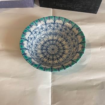 九谷焼 女流作家 鈴木晶子作 唐人 楕円小鉢揃 5客 九谷焼 女流作家 鈴木晶子作 唐人 小鉢揃 5客