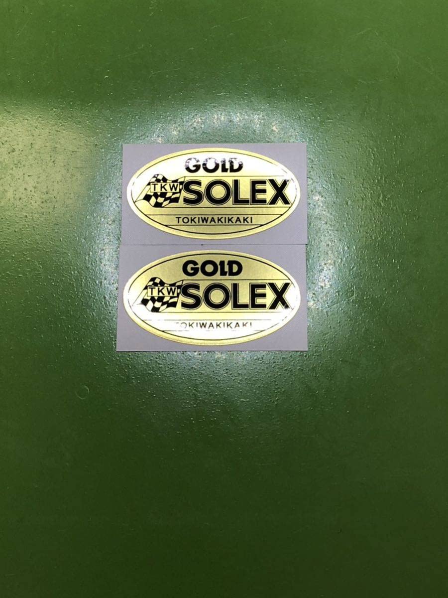 Amazon.co.jp: ゴールドソレックス SOLEX44 40 ステッカー 2枚セット
