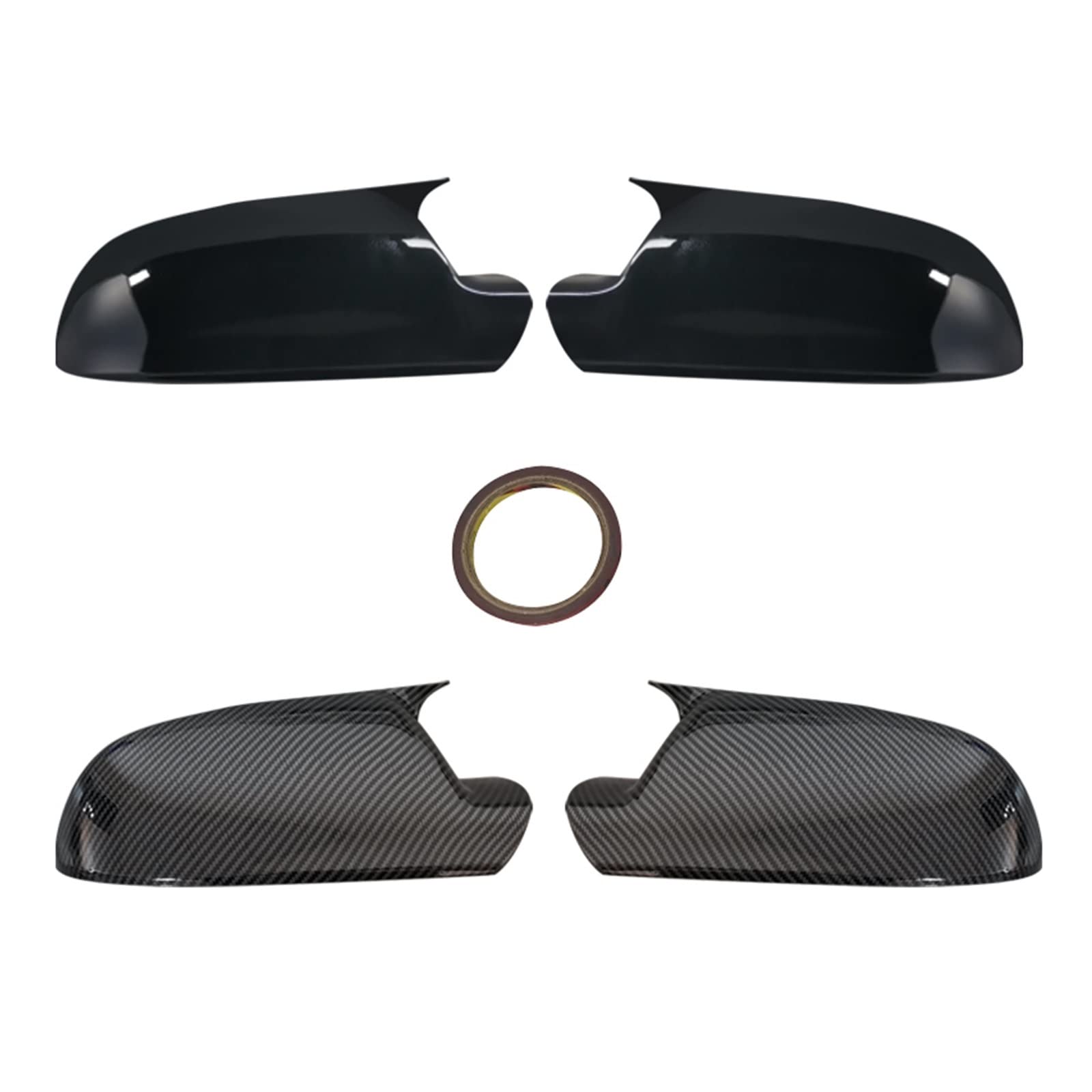 Specchietto retrovisore dell'automobile A3 8P A4 A5 B8.5 S5 RS3 RS4 RS5 2 Prezzi Coperchio di ricambio in fibra carbonio per specchietto retrovisore(Bright black)