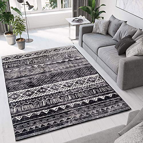 Alfombras de Habitacion Negra Grande Marca Tinyboy-hbq
