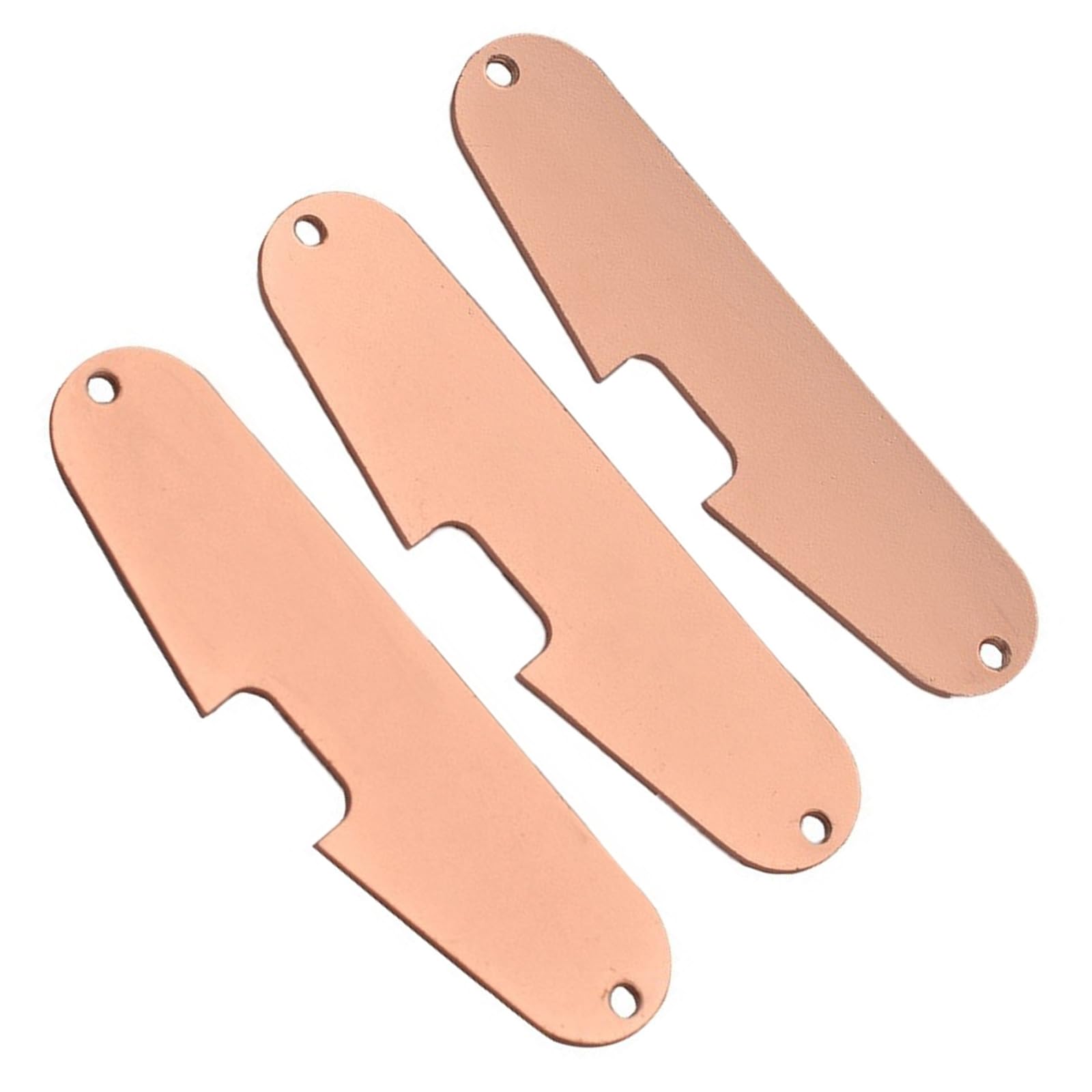 3-Pack Single Coil Guitar Pickups Baseplate Copper Alloy for Studio & Live Sound Quick Install Single Coil Pickup Baseplate