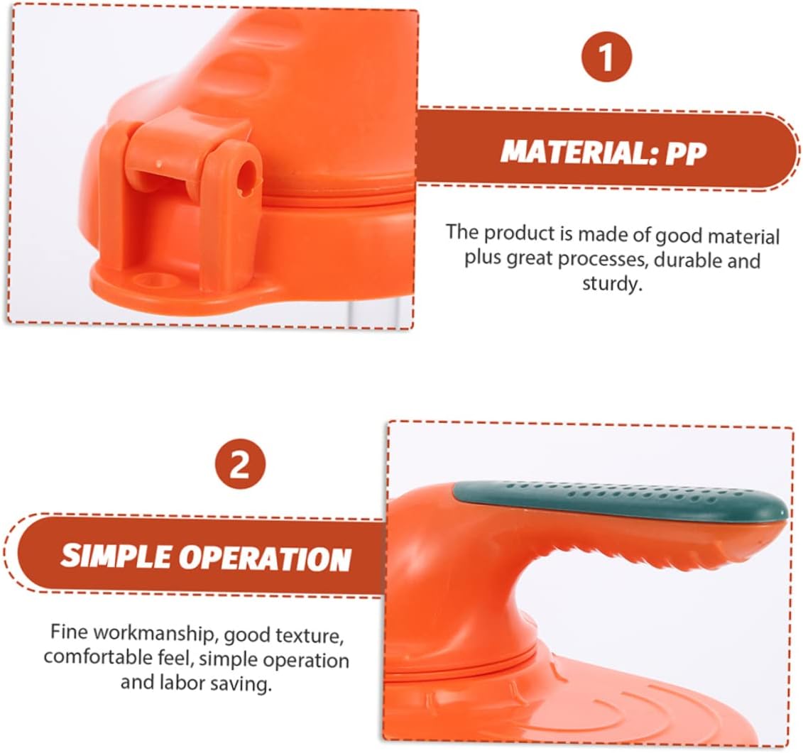 Luxshiny 2pcs Professional Dumpling Skin Press Manual Pressers for Uniform Dumpling Wrappers for Homemade Ravioli and More Easy to Clean and Use