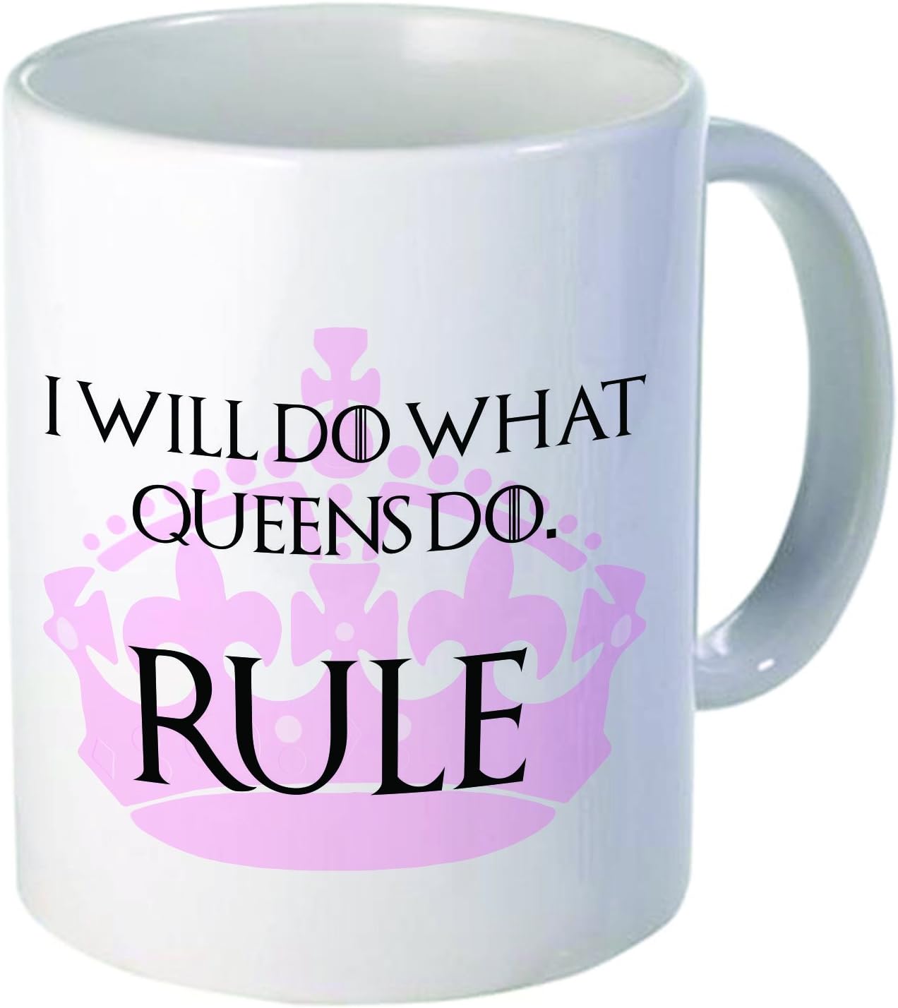 Funny "I will do what Queens do, rule", 11OZ Coffee Mug Novelty, Office, Job. By Aviento