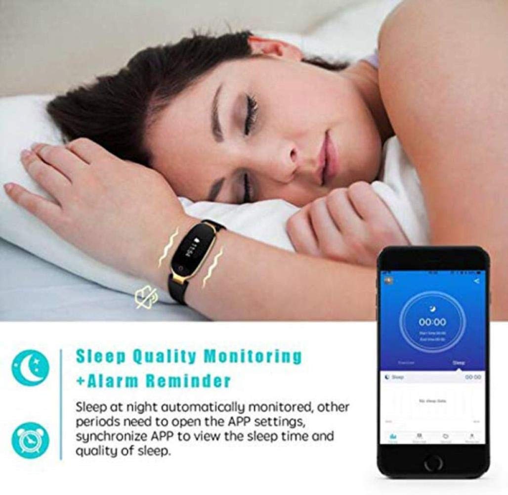 Annadue Slimme Armband, Activiteit en Fitness Tracker -band met