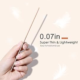 Canvalite Nail File Large Emery Boards for Nails, 180 Grit Nail Files for Natural Nails, Thin Emory Nail File Pack Manicure Tool for Home Use 12PCS