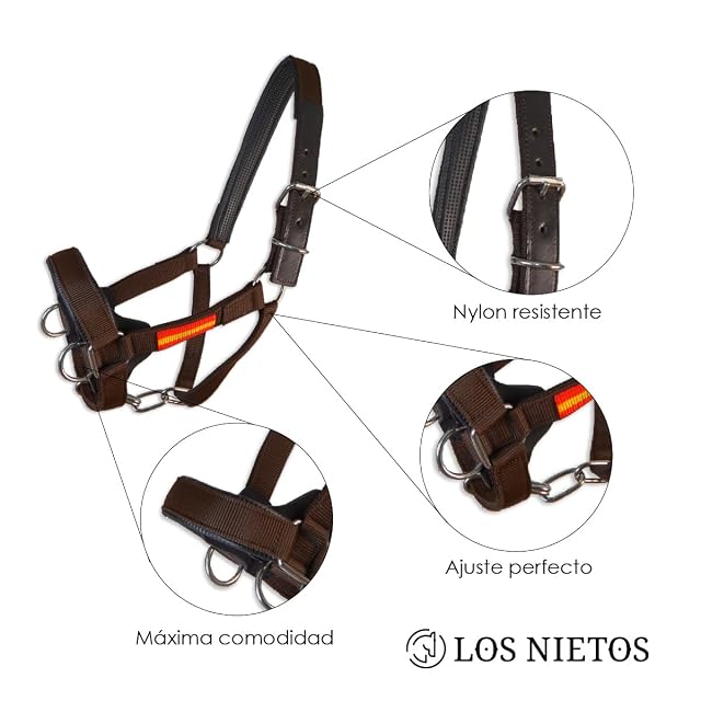 Foto 3 de 6 de Cabezada cuadra nylon extra Los Nietos Dressage