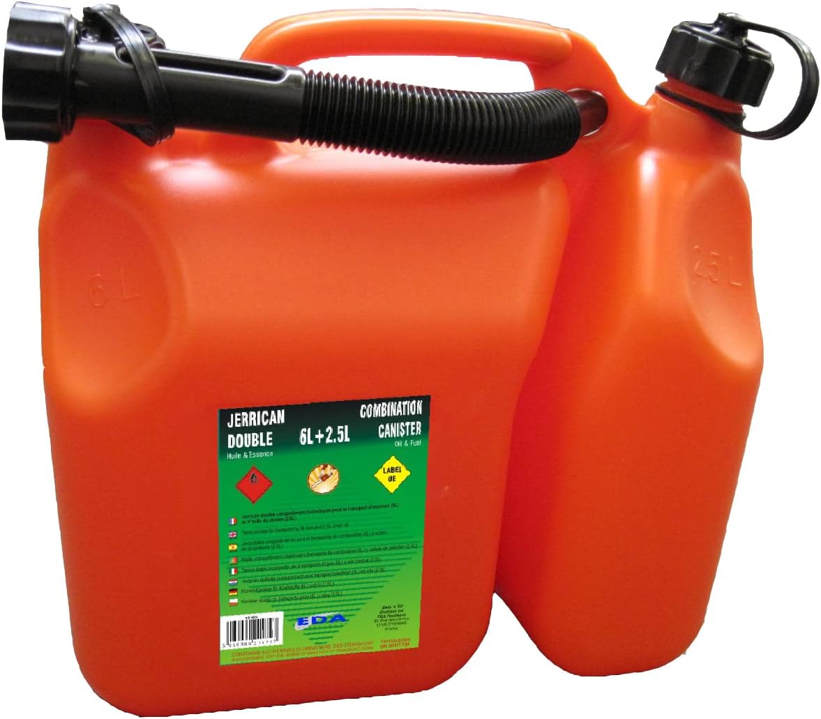 Tanica Per Benzina Birchmeier Rapidon 6 Litri | Con Graduazione, Pulsante Dosatore E Design Sicuro - Foto 10