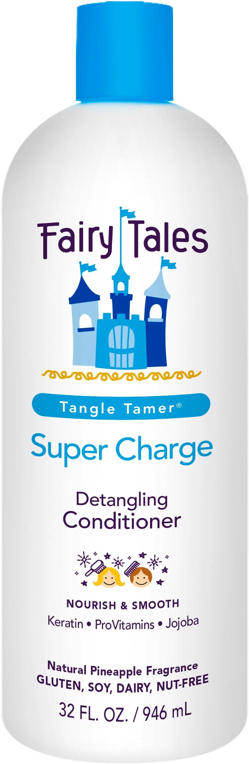 Tangle Tamer Super Charge Detangling Conditioner Kids 32 oz
