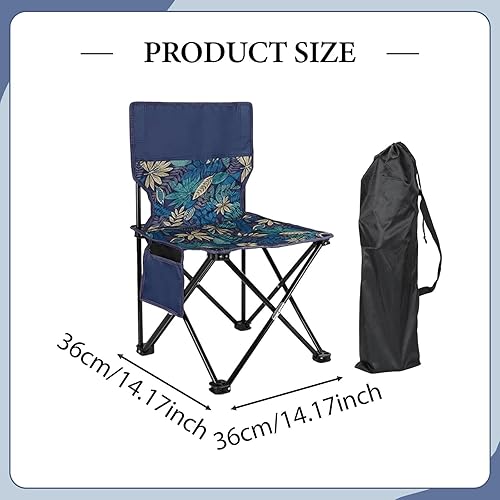 Miniatura 3 de Camping Folding Chair Camping Equipment Outdoor Seat Leisure Chair for Lawn Sports, Blue