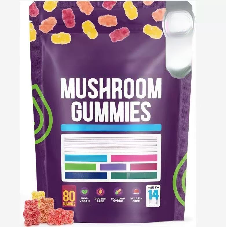 Gummies champignons bio : votre pause détente et focus au bureau
